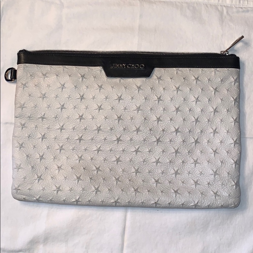 JIMMY CHOO DEREK CLUTCH - AUTHENTIC